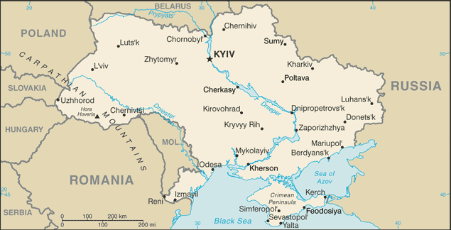 乌克兰地图