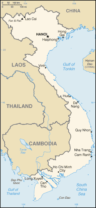 越南地图