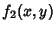 $\displaystyle f_2(x,y)$