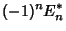 $\displaystyle (-1)^nE_n^*$