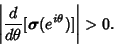 \begin{displaymath}
\left\vert{{d\over d\theta} [\boldsymbol{\sigma}(e^{i\theta})]}\right\vert>0.
\end{displaymath}