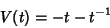 \begin{displaymath}
V(t)=-t-t^{-1}
\end{displaymath}