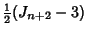 $\displaystyle {\textstyle{1\over 2}}(J_{n+2}-3)$