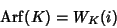 \begin{displaymath}
{\rm Arf}(K)=W_K(i)
\end{displaymath}