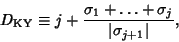 \begin{displaymath}
D_{\rm KY}\equiv j+{\sigma_1+\ldots+\sigma_j\over \vert\sigma_{j+1}\vert},
\end{displaymath}