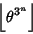 \begin{displaymath}
\left\lfloor{\theta^{3^n}}\right\rfloor
\end{displaymath}