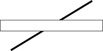 \begin{figure}\begin{center}\BoxedEPSF{PoggendorffIllusion.epsf}\end{center}\end{figure}