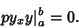 \begin{displaymath}
py_xy\vert _a^b=0.
\end{displaymath}