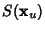 $\displaystyle S({\bf x}_u)$