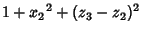 $\displaystyle 1+{x_2}^2+(z_3-z_2)^2$