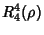 $\displaystyle R_4^4(\rho)$