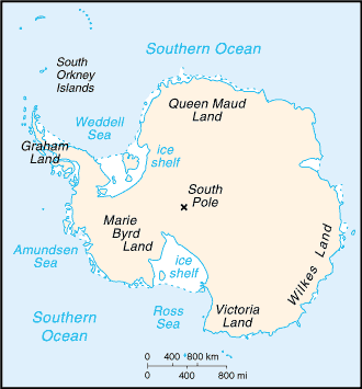 南极州地图