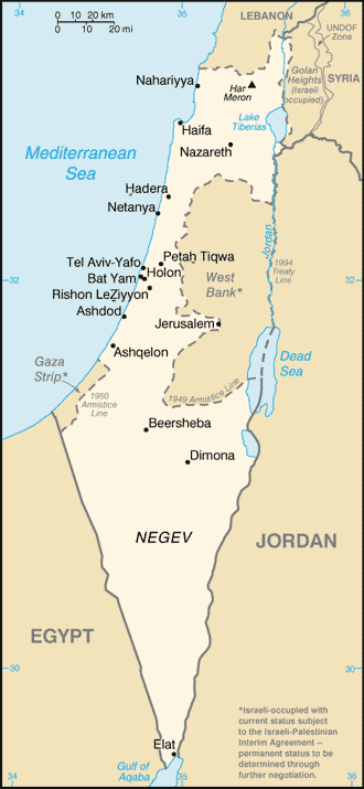 以色列地图