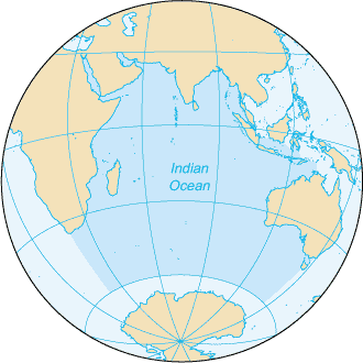 印度洋地图